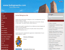 Tablet Screenshot of bolognaarte.com